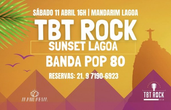tbt rock sunset lagoa | banda pop 80 | rodrigo candelot | guto bastos | mandarim lagoa (foto do evento)
