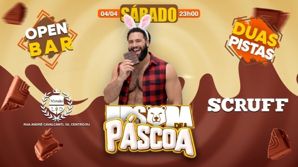 ursada de páscoa 04/04 (sábado) mega open bar (lapa) (foto do evento)