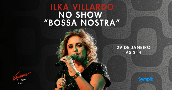 Ilka Villardo no show "Bossa Nostra" (foto do evento)