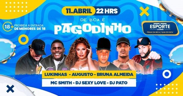 de boa é pagodinho | 11abril (sab) | esporte clube jardim guanabara (foto do evento)