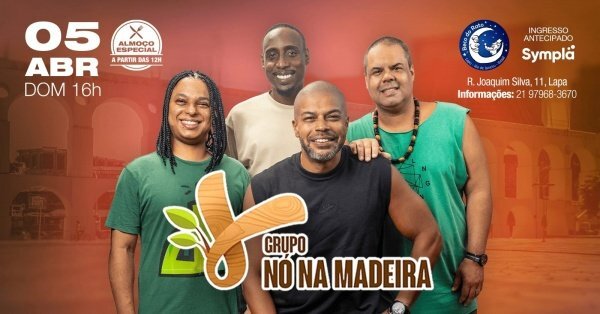 roda de samba do grupo nó na madeira (foto do evento)