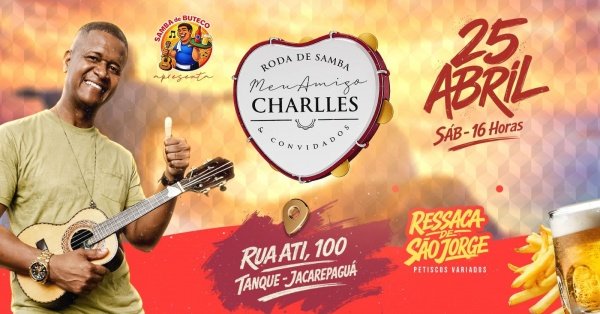 roda de samba meu amigo charlles andré (foto do evento)