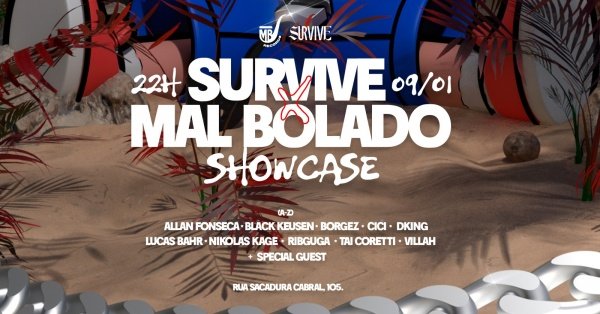 SURVIVE x MAL BOLADO SHOWCASE (foto do evento)