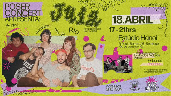 Juia + Barbudos Malaios + Randevu No Rio! (foto do evento)