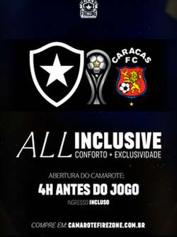 camarote firezone - botafogo x caracas (foto do evento)