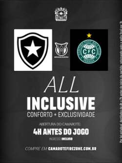 camarote firezone - botafogo x coritiba (foto do evento)