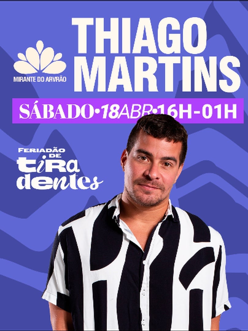 thiago martins no mirante do arvrão (foto do evento)