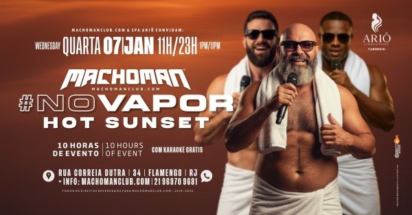 MACHOMAN #NOVAPOR - HOT SUNSET (foto do evento)