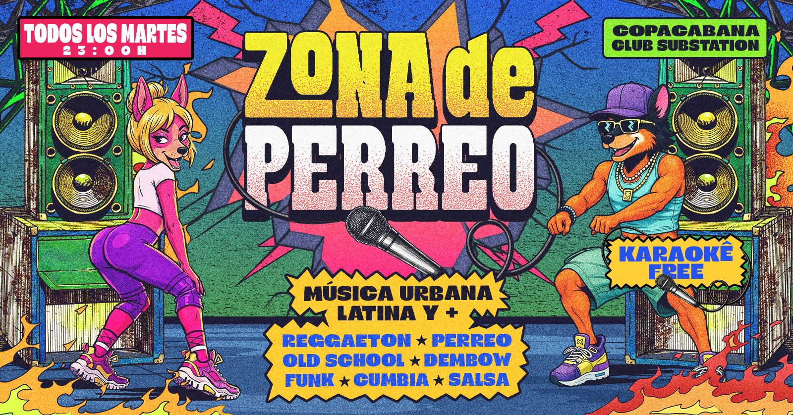 Zona De Perreo | Musica Urbana Latina Y + Karaoke Libre (foto do evento)