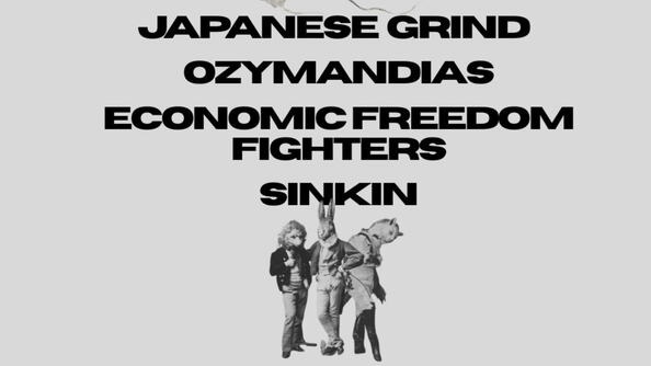 Japanese Grind // Ozymandias // Eff // Sinkin (foto do evento)
