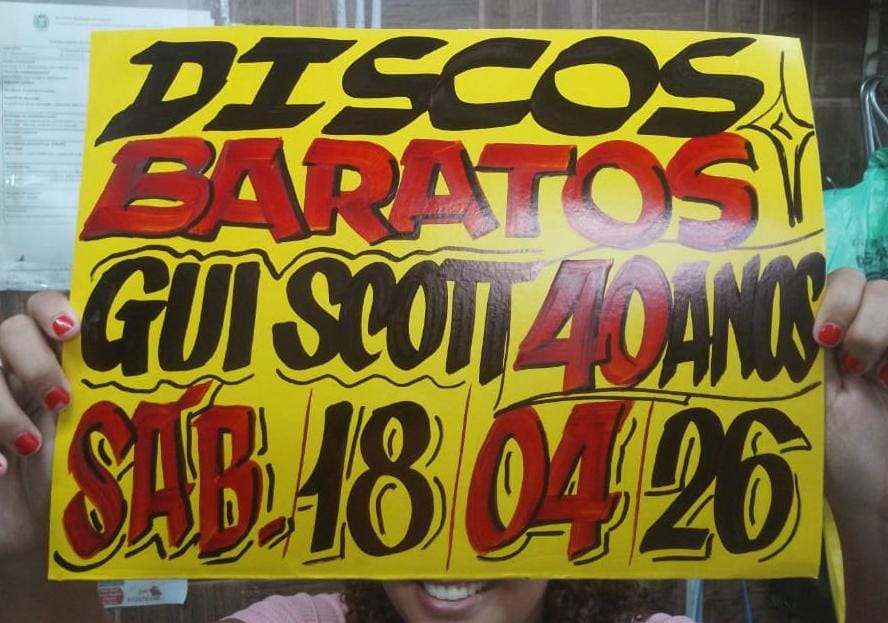 Discos Bartos No Rio - Gui Scott 40 Anos! (foto do evento)