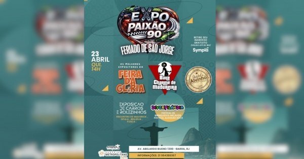 expo paixão 90  - especial são jorge (foto do evento)