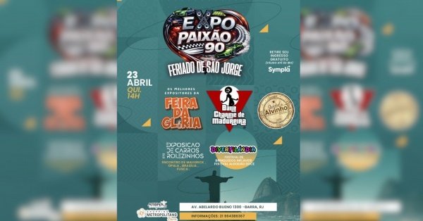 expo paixão 90  - especial são jorge (foto do evento)