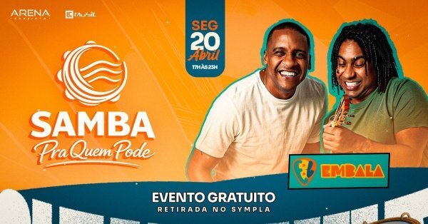 samba pra quem pode - samba de segunda (foto do evento)