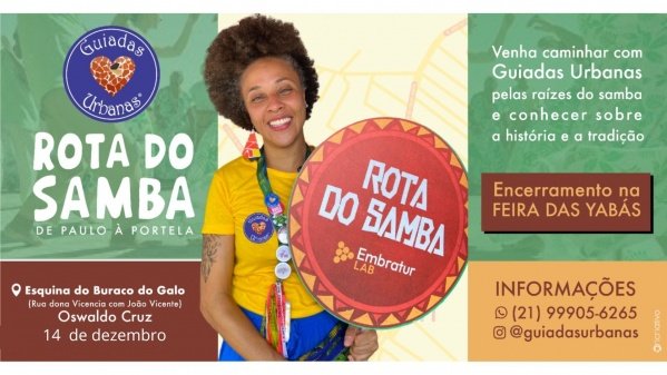 11 JAN - ROTA DO SAMBA terminando na FEIRA DAS YABÁS (foto do evento)