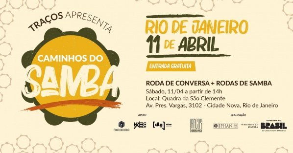 caminhos do samba - roda de conversa + rodas de samba (foto do evento)