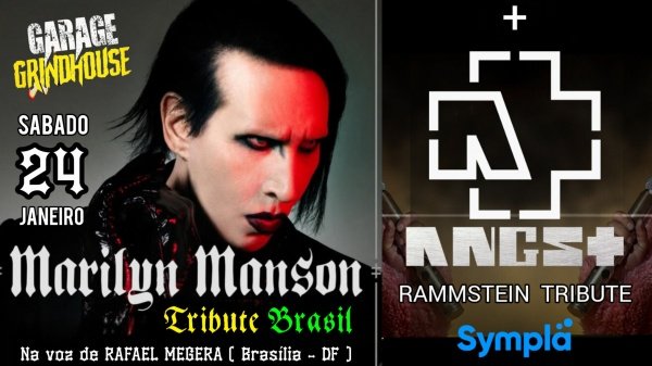 MARILYN MANSON TRIBUTE BRASIL ( Na voz de RAFAEL MEGERA )+ ( ANGST ) RAMMSTEIN TRIBUTE (foto do evento)