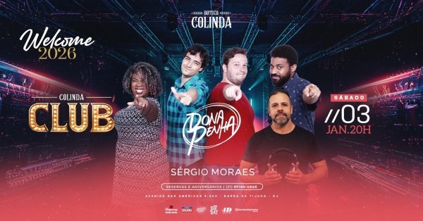 COLINDA CLUB (03/01) com Dona Penha  + DJ Sérgio Moraes (foto do evento)
