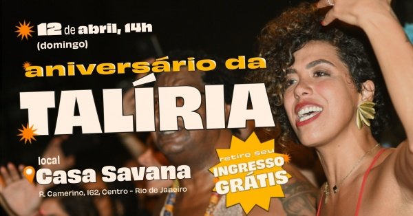 aniversário da talíria (foto do evento)