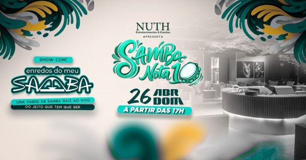 samba nota 10 na nuth barra (foto do evento)
