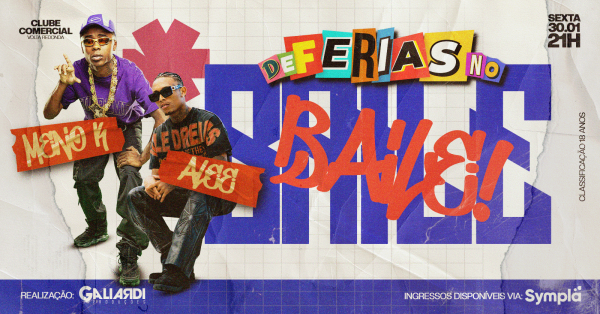 De férias no Baile com Meno K e Alee (foto do evento)