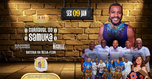 CARNAVAL DO SAMUKA: PUXADORES DO SAMBA, BANDA DO CASARÃO (foto do evento)