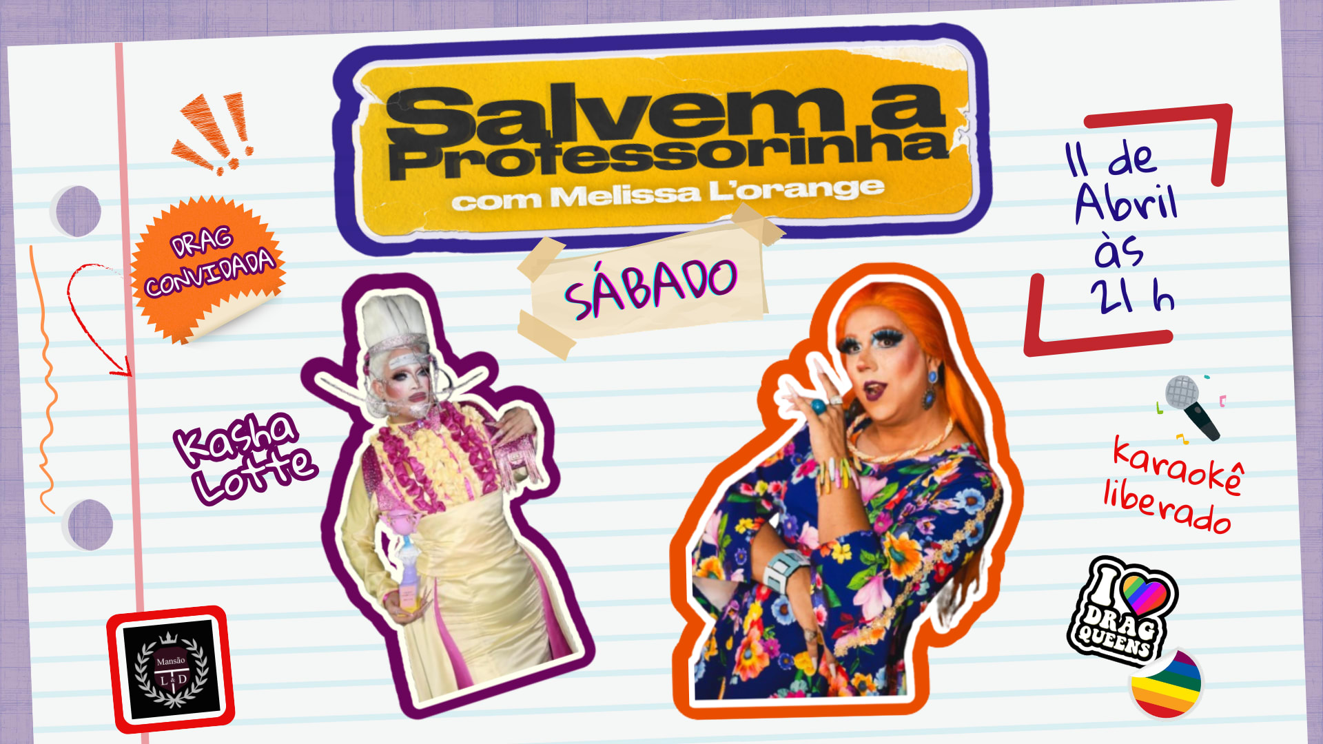 Salvem A Professorinha Com Kasha Lotte (foto do evento)