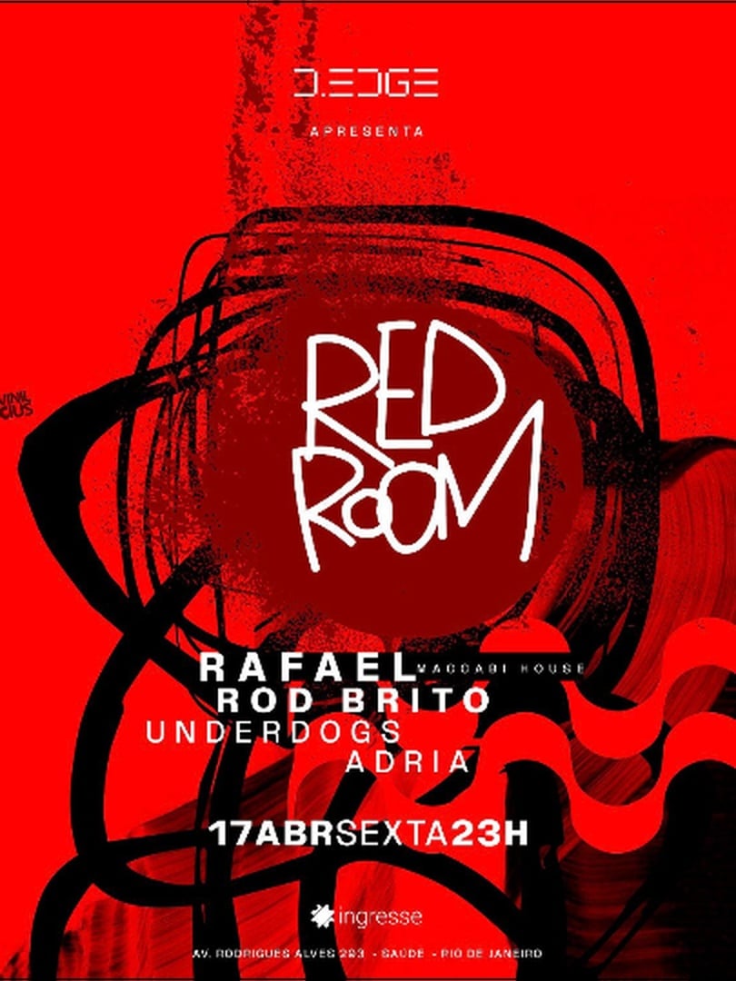 D-EDGE RIO apresenta RED ROOM (foto do evento)