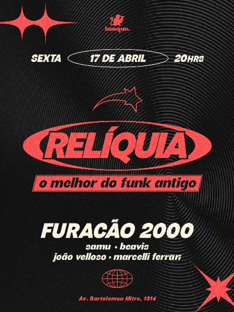[17/04] RELÍQUIA c/ Furacão 2000 | Bosque Bar (foto do evento)
