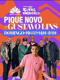 Pique Novo + Gustavo Lins  no Mirante do Arvrão (foto do evento)