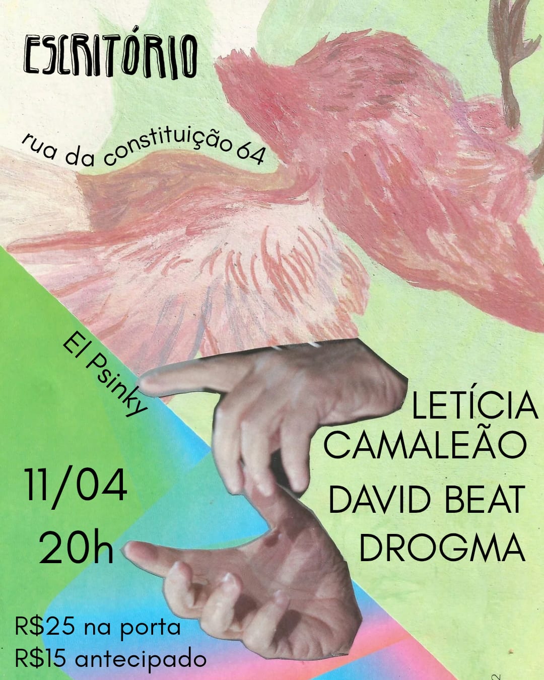 Drogma + David Beat + Leticia Camaleão No Escritório (foto do evento)