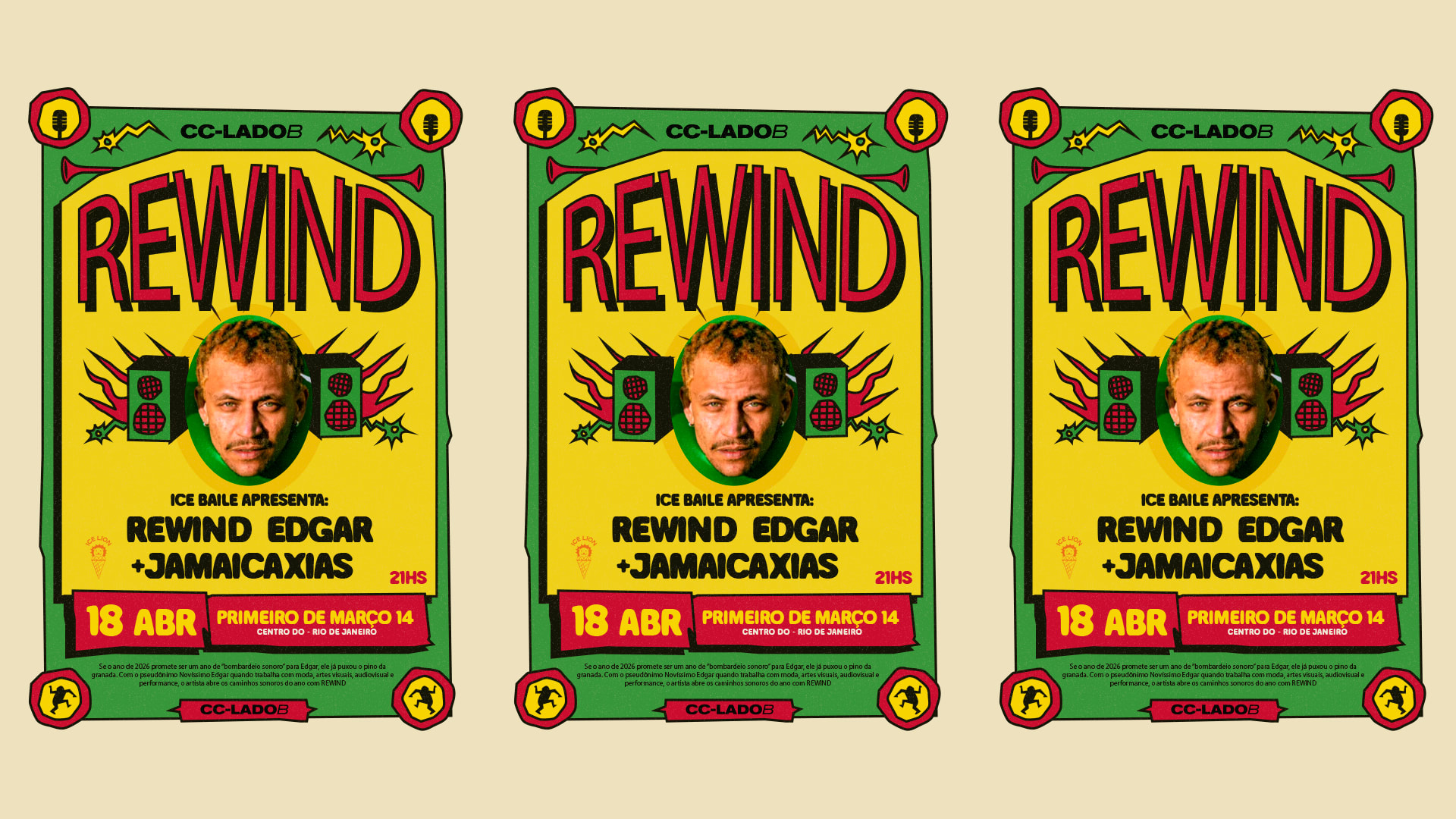 Edgar [Show Rewind] + Jamaicaxias (foto do evento)