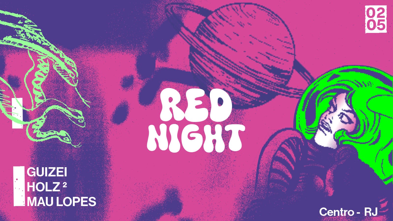 Red Night - Viagem Cósmica (foto do evento)