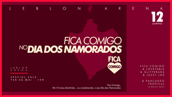12/06 | Ficacomigo, No Dia Dos Namorados | Leblon Arena (foto do evento)