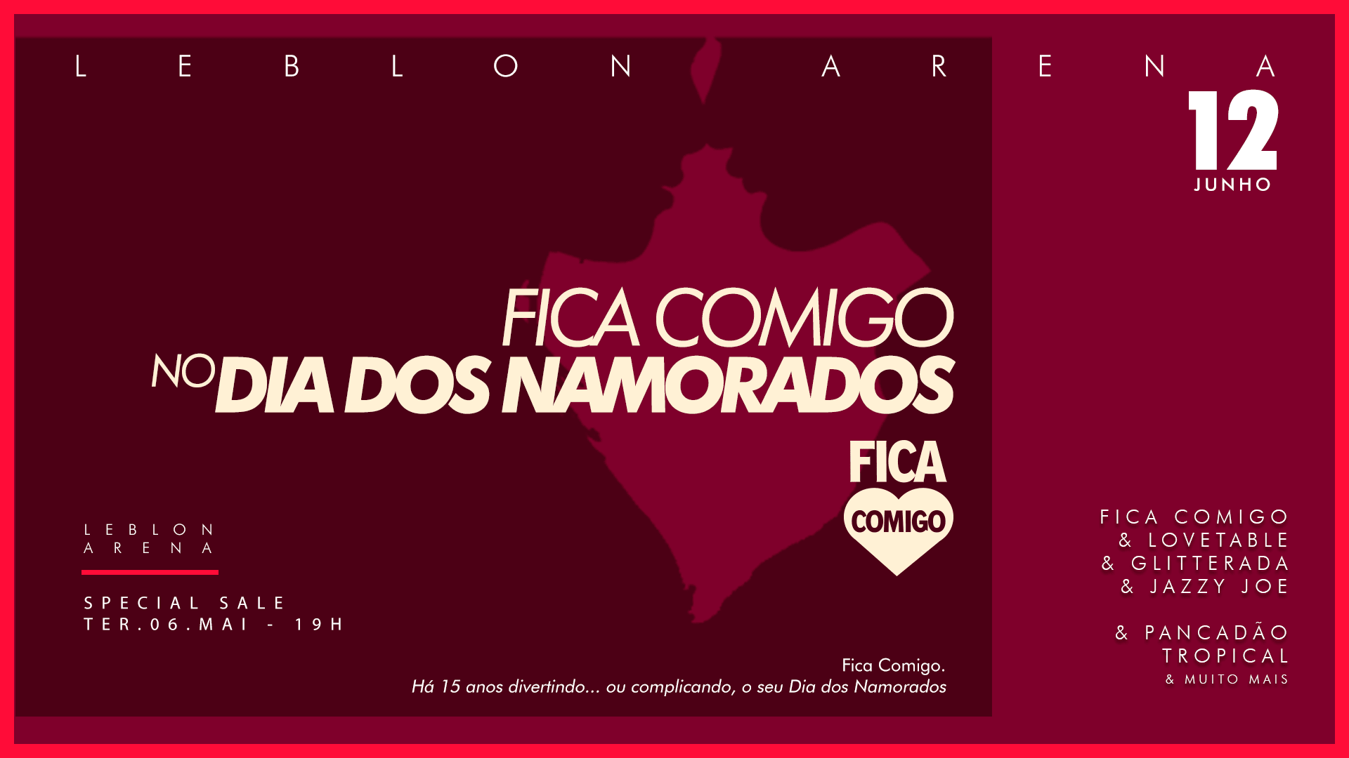 12/06 | Ficacomigo, No Dia Dos Namorados | Leblon Arena (foto do evento)