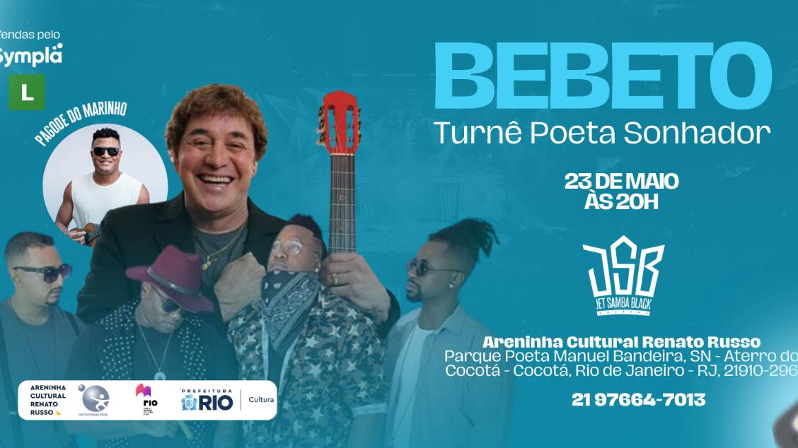 Bebeto - Turnê Poeta Sonhador (foto do evento)