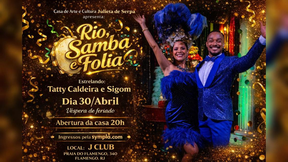 Rio, Samba e Folia com Tatty Caldeira e Sigom (foto do evento)