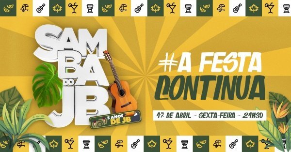 Samba do JB 5 ANOS | Sambotica & Lado B + 1H Open Cerveja* @ Jardim Botânico (foto do evento)