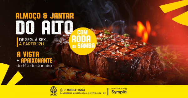 ALMOÇO E  JANTAR COM MÚSICA AMBIENTE NO ALTO VIDIGAL BRASIL (foto do evento)