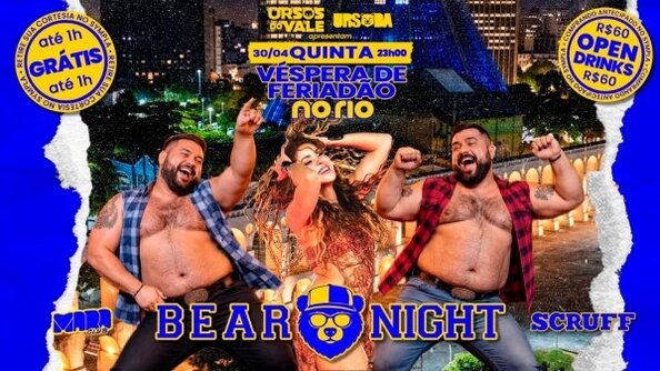 BEAR NIGHT  (URSOS DO VALE + URSADA) 30/04 MARA CLUB (LAPA) 23h (foto do evento)