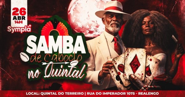 Samba de Caboclo no Quintal em Realengo (foto do evento)