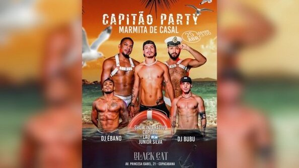 Black Cat - Capitão Party / Sábado - 25 de abril - 23h (foto do evento)
