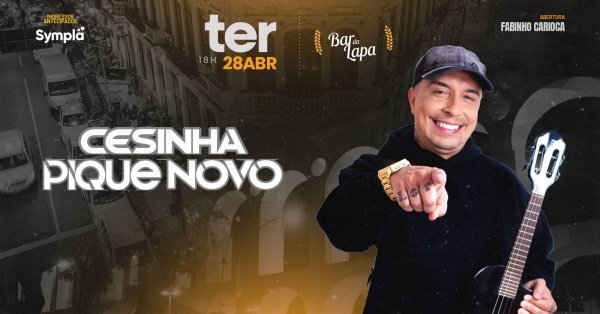 CESINHA PIQUE NOVO NO BAR DA LAPA (foto do evento)