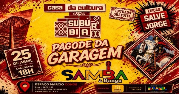 Suburbia Convida: Pagode da Garagem e Samba à Bangu (foto do evento)