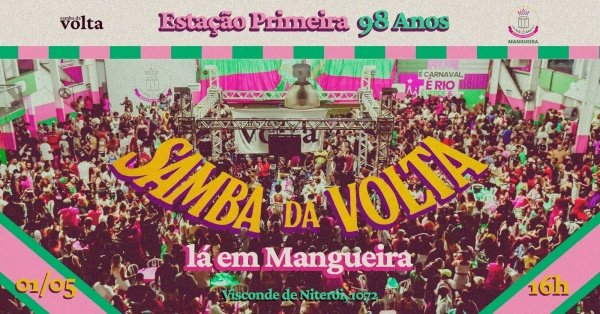 Samba da Volta lá em Mangueira (foto do evento)