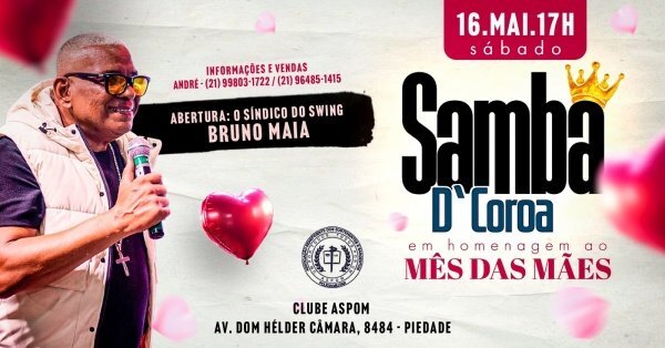 SAMBA D´COROA - NO CLUBE ASPOM (foto do evento)