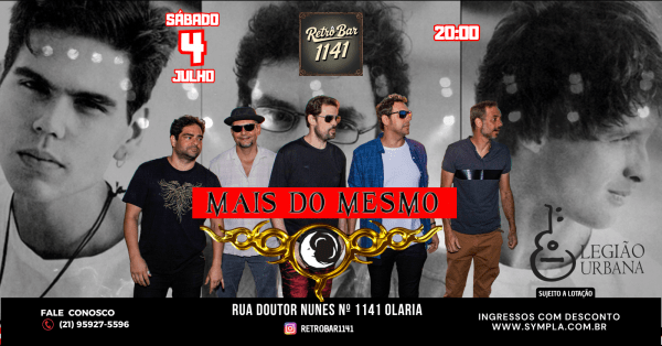 BANDA MAIS DO MESMO (ESPECIAL LEGIÃO URBANA) (foto do evento)