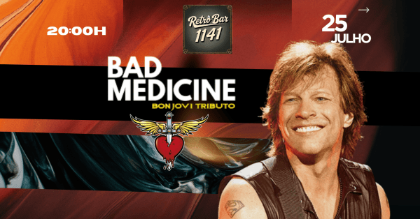 BANDA BAD MEDICINE - RETRÔ BAR 1141 (foto do evento)