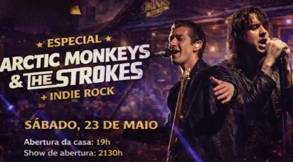 Especial Arctic Monkeys + The Strokes + Indie Rock - Banda POSTMIX (foto do evento)