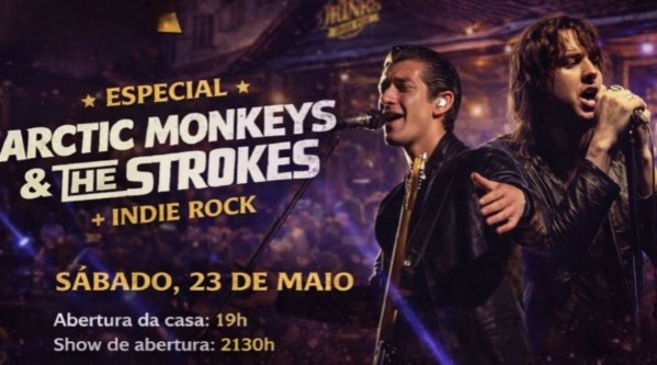 Especial Arctic Monkeys + The Strokes + Indie Rock - Banda POSTMIX (foto do evento)